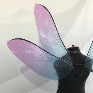 Dragonfly wings, butterfly blue purple wings, elf wings, fairy wings, wings Photo Prop, butterfly wings, fantasy halloween, magical fairy, image 10