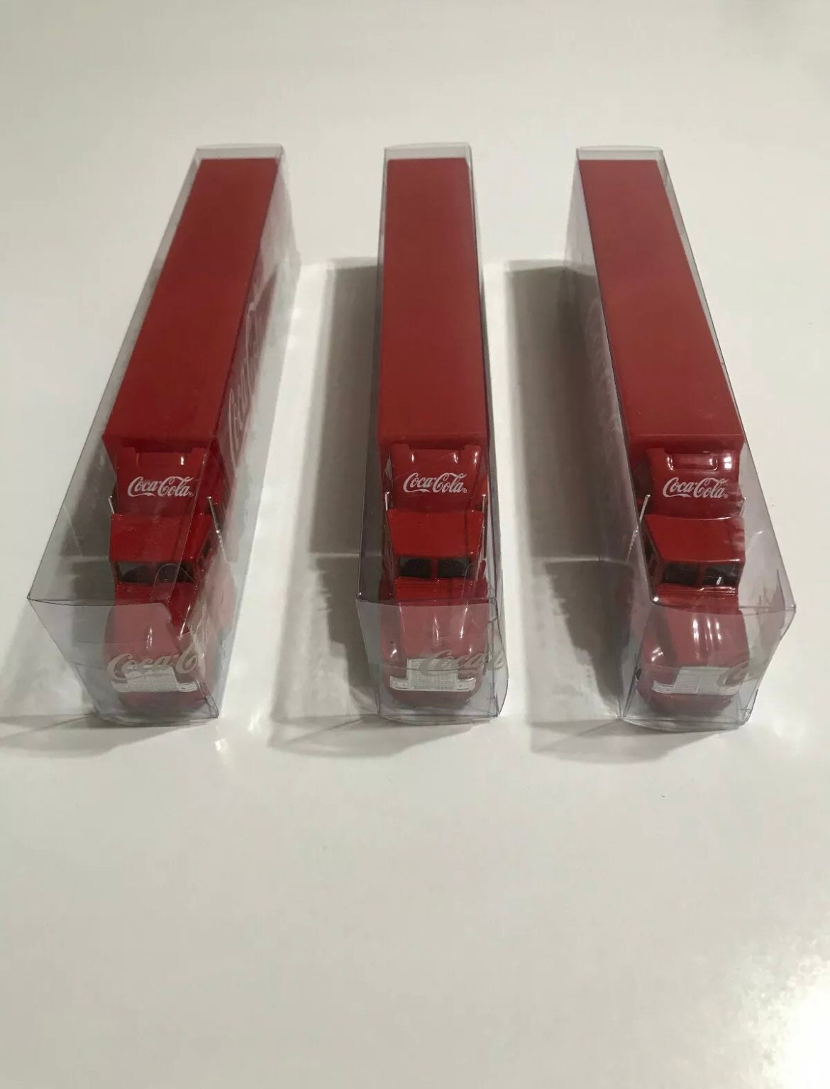 Coca Cola Collectable Toy Truck Set 3 Pieces Christmas Santa Lorry Holidays Coca Cola Collectable Toy Truck Set 3 Pieces Christmas Santa Lorry Holidays