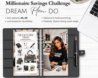 5,000 Savings Challenge Bundle, Sinking Funds Tracker, A5  A6 Cash Stuffing