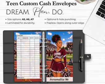 Teen Girl Custom Cash Envelopes
