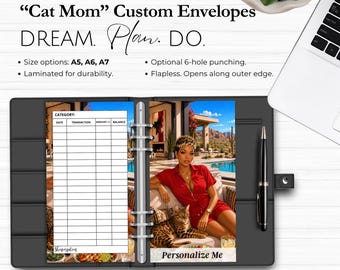 Cat Mom, Cat Lady, Budget Envelopes, Sinking Funds, Cash Stuffing