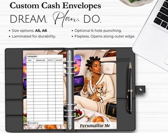 Customizable Cash Budget Envelopes, Sinking Funds, Cash Stuffing by Shonversation