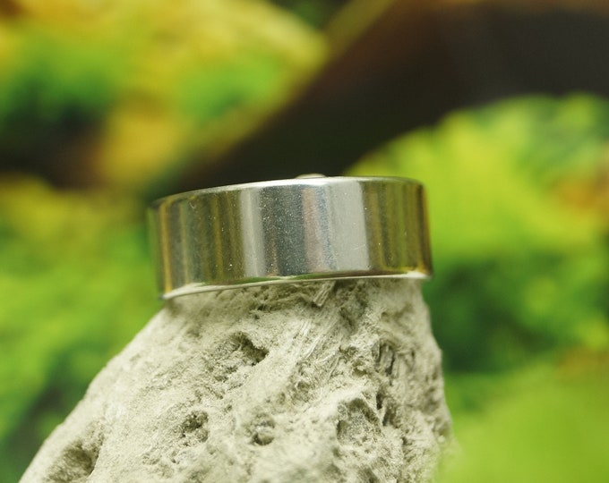 Stainless Steel Ring - 7 mm Band Wedding Ring Gift idea