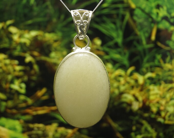 Yellow Candy Quartz Solid Sterling Silver Pendant and chain included (chain options available) Hallmarked 925 gift idea