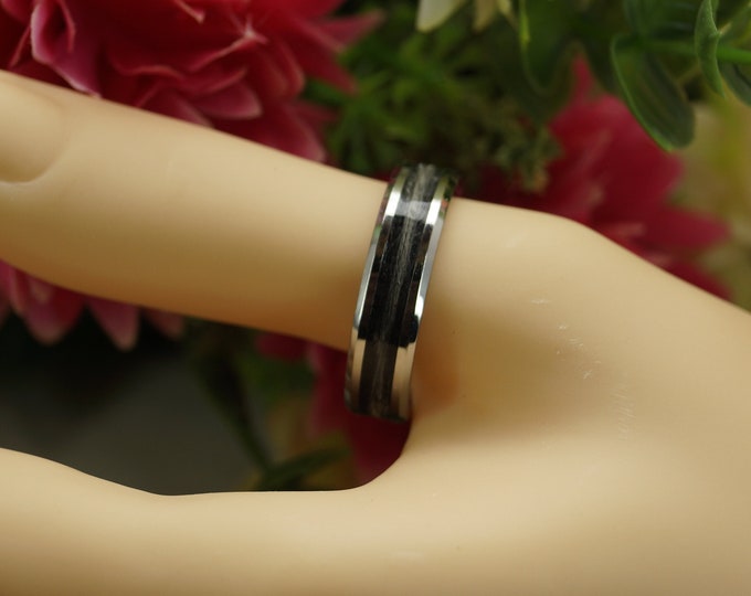 Pet hair memorial ring hotsell