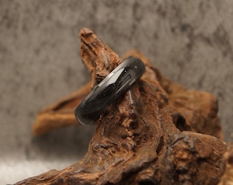 Black Graphite inlay Black Ceramic Band