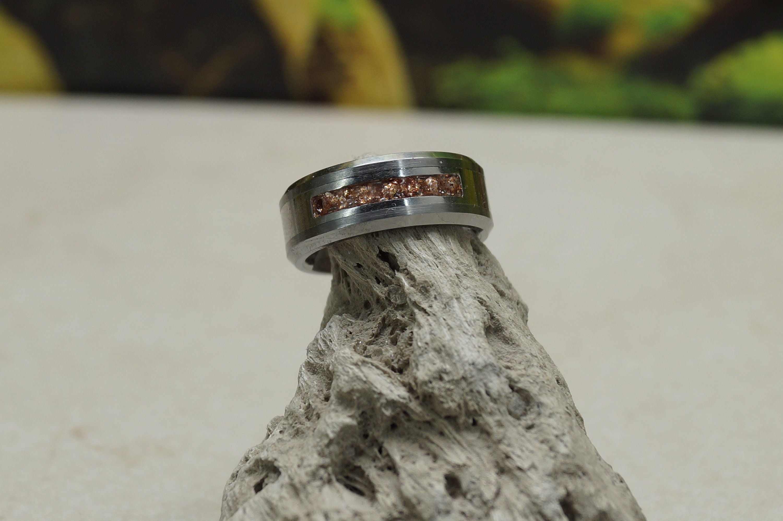 Silver Bubble Ring | My Pet's Ashes | Silver and Gold Memorial Jewellery