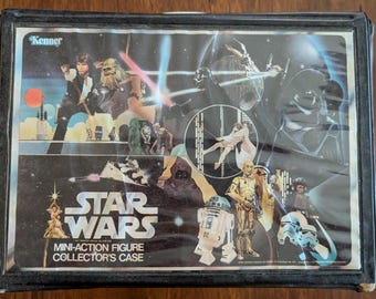 Star Wars 1970s Mini-action figure collectors case lot of 2 M4