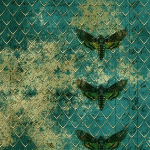 Decoupage Queen Dragon Scales A4 Rice Paper Decoupage Scrapbooking