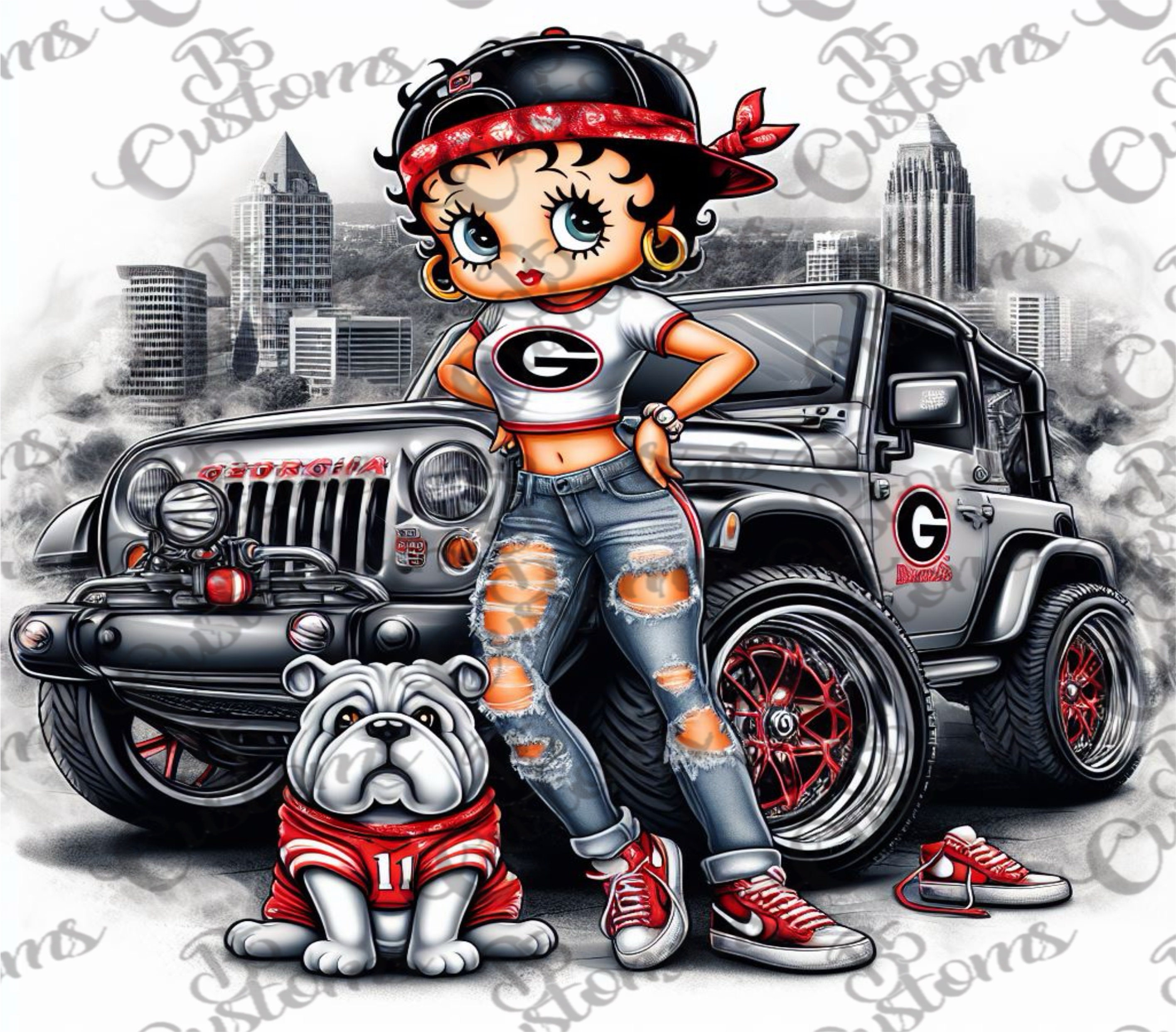 Betty Boop BMW Tumbler File