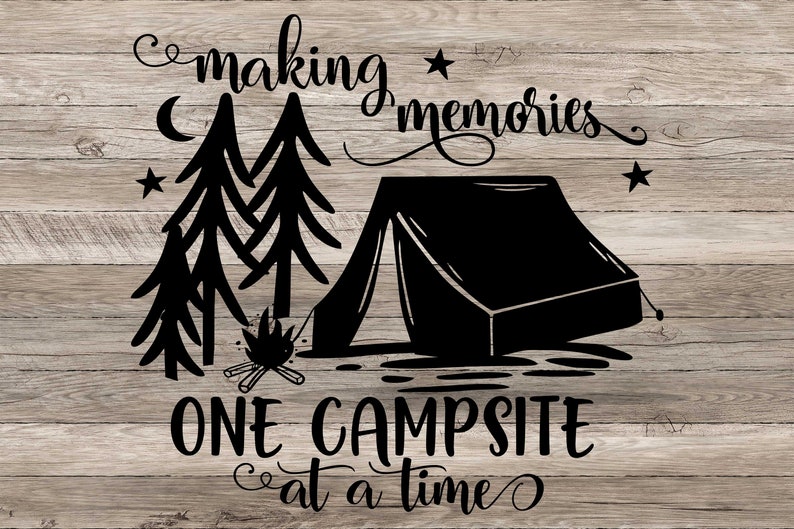 Making Memories One Campsite At A Time Vinyl Decal Fifth ...