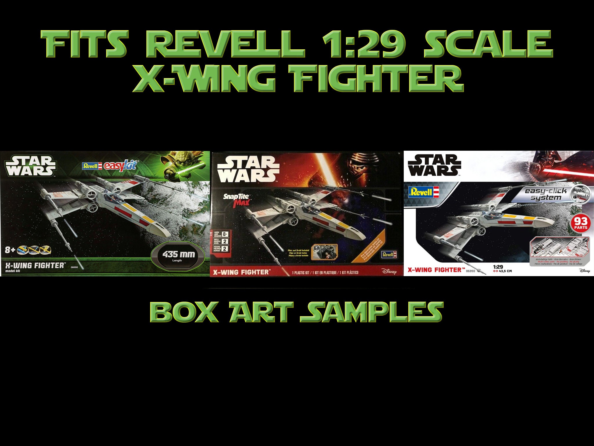 Xウイングコックピット 1:29スケールアップグレード - Etsy 日本