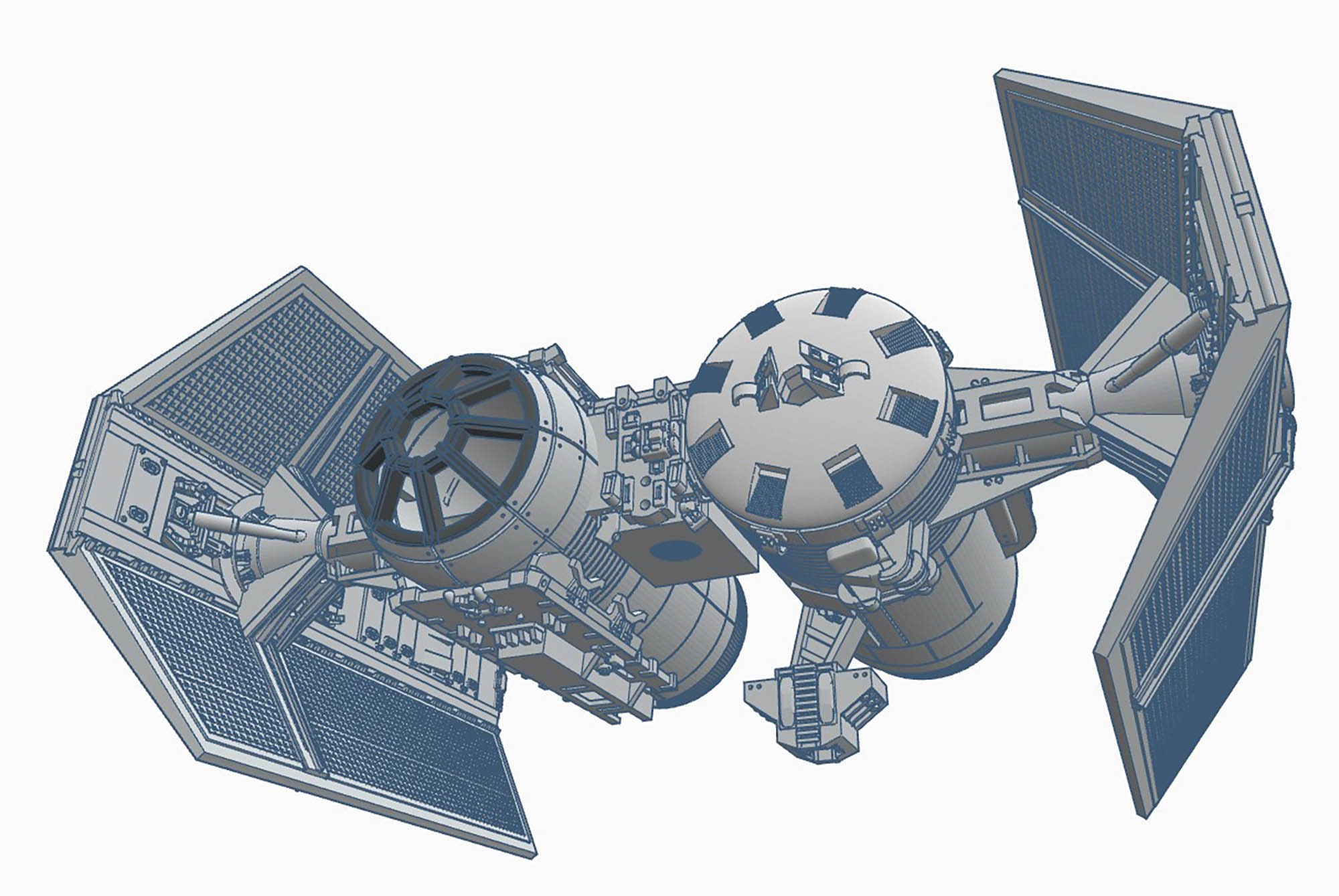 TIE Bomber Model Kit 1/72 or 1/48 - Etsy