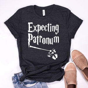 Expecting Patronum T-Shirt: Pregnancy Announcement, Baby Reveal - 100% Cotton