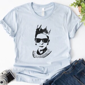 Ruth bader ginsburg t-shirt, notorious rbg tee, crew-neck shirt, short sleeve tshirt, feminist tops
