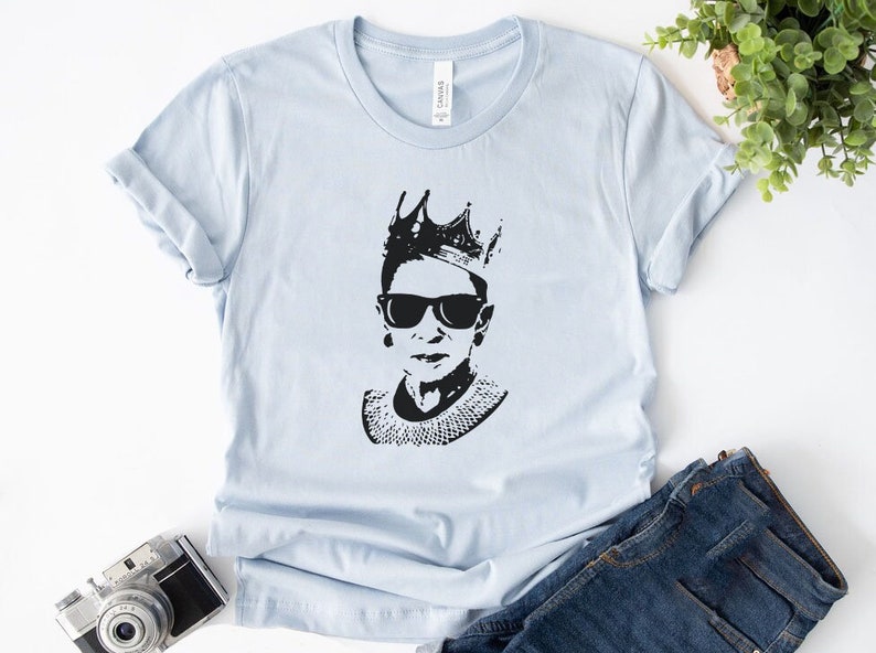Ruth bader ginsburg t-shirt, notorious rbg tee, crew-neck shirt, short sleeve tshirt, feminist tops