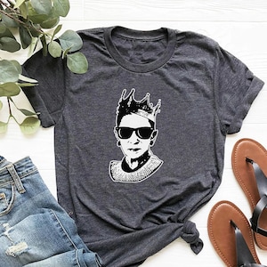 Ruth bader ginsburg t-shirt, notorious rbg tee, crew-neck shirt, short sleeve tshirt, feminist tops