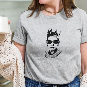 Ruth bader ginsburg t-shirt, notorious rbg tee, crew-neck shirt, short sleeve tshirt, feminist tops