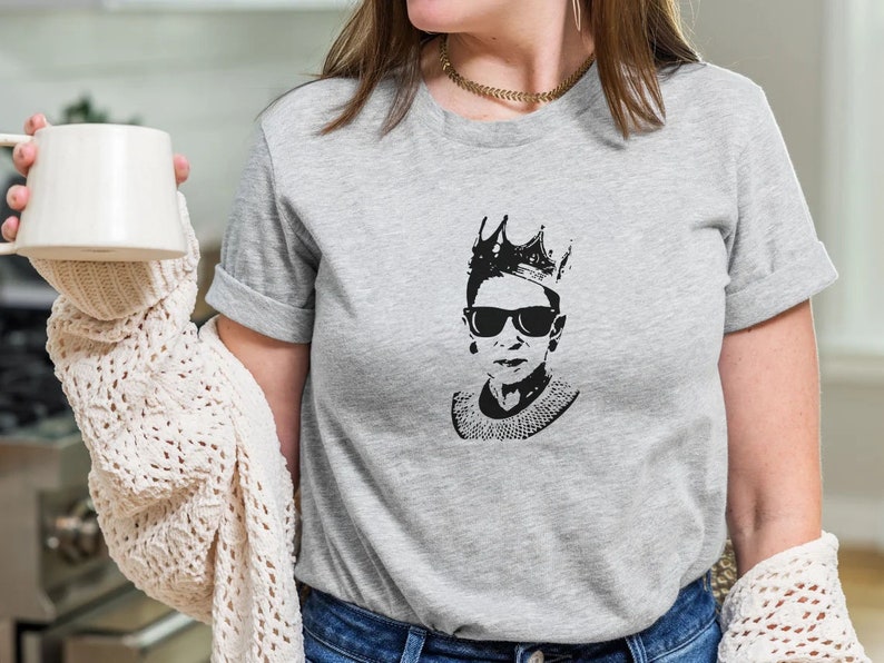 Ruth bader ginsburg t-shirt, notorious rbg tee, crew-neck shirt, short sleeve tshirt, feminist tops