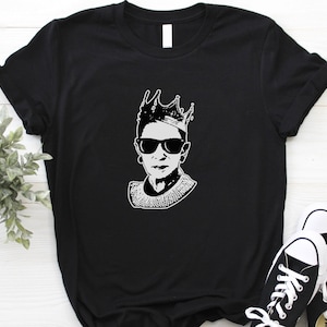 Ruth bader ginsburg t-shirt, notorious rbg tee, crew-neck shirt, short sleeve tshirt, feminist tops
