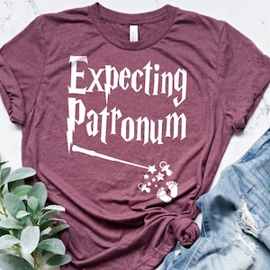 Expecting Patronum Shirt: Pregnancy Announcement, Baby Reveal - 100% Cotton