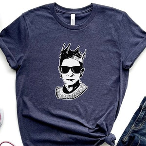 Ruth bader ginsburg t-shirt, notorious rbg tee, crew-neck shirt, short sleeve tshirt, feminist tops