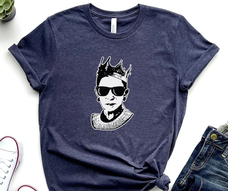 Ruth bader ginsburg t-shirt, notorious rbg tee, crew-neck shirt, short sleeve tshirt, feminist tops