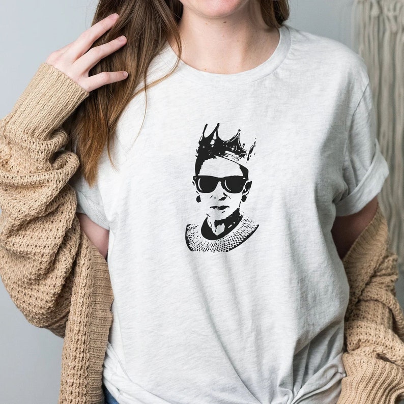 Ruth bader ginsburg t-shirt, notorious rbg tee, crew-neck shirt, short sleeve tshirt, feminist tops