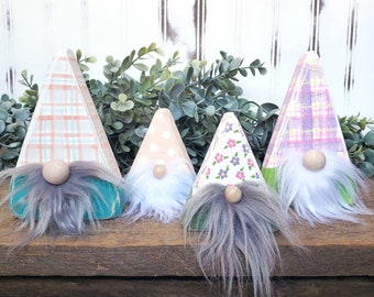 DIY Spring Gnome Painting Kit | Wood Gnome Craft Supply Kit | DIY Spring Decor | Kids Craft | Virtual Group Activity