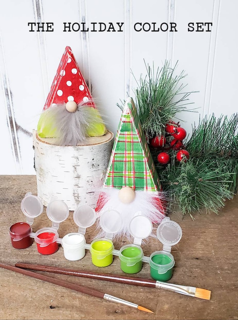 DIY Winter Gnome Painting Kit Winter Christmas Gnomes DIY Etsy