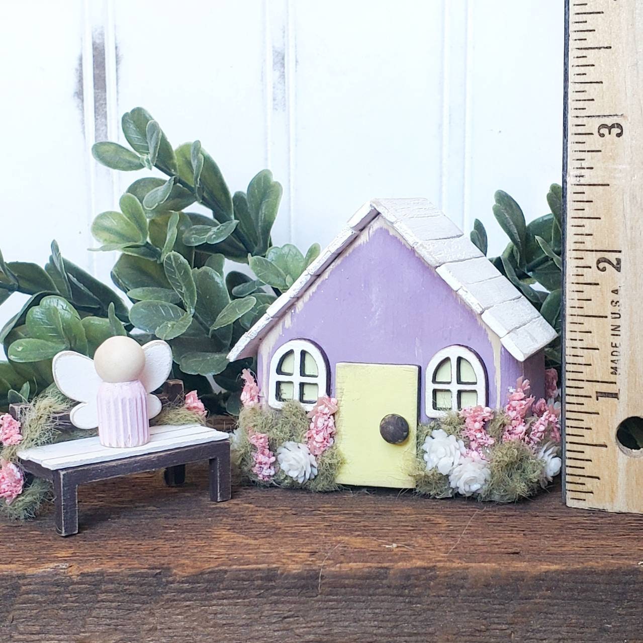 DIY Flower Cottage Fairy House Kit Micro Fairy House | Etsy