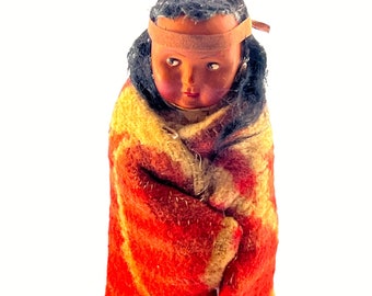 Mid 1940'S Skookum "Bully Good" Indian Doll