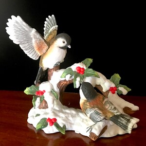 Vintage Wellington First Edition Porcelain Birds Figurine &quot;Springs Delight&quot;