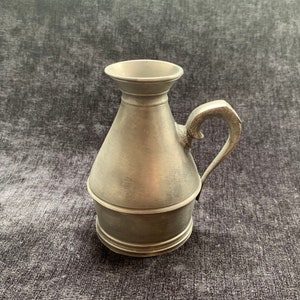 Pewter Kerosene Jar, Imperial Made in England, Vintage English Estate Piece
