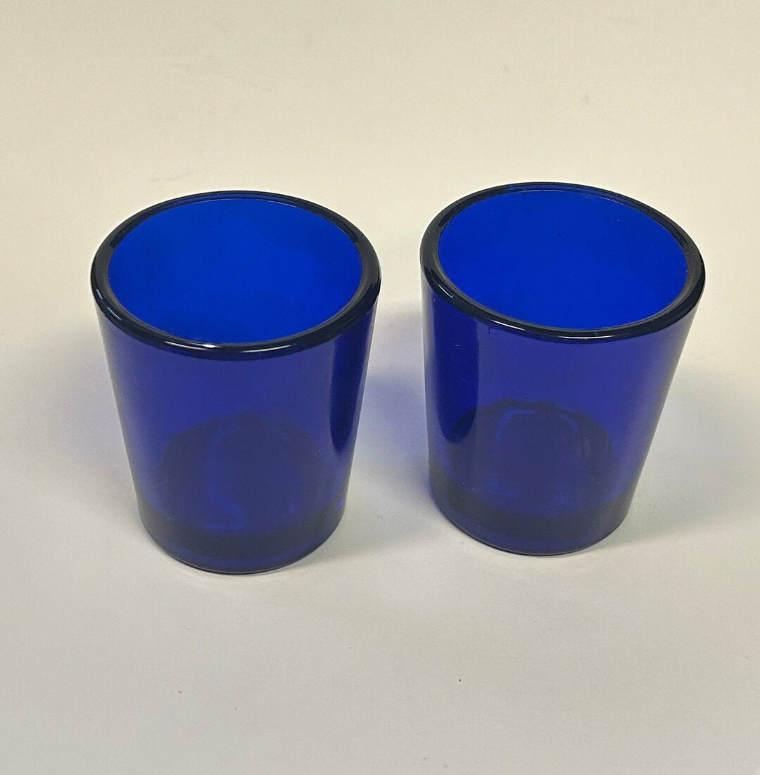 Cobalt Blue Votives Candle Holders 2 Sold Individually Etsy