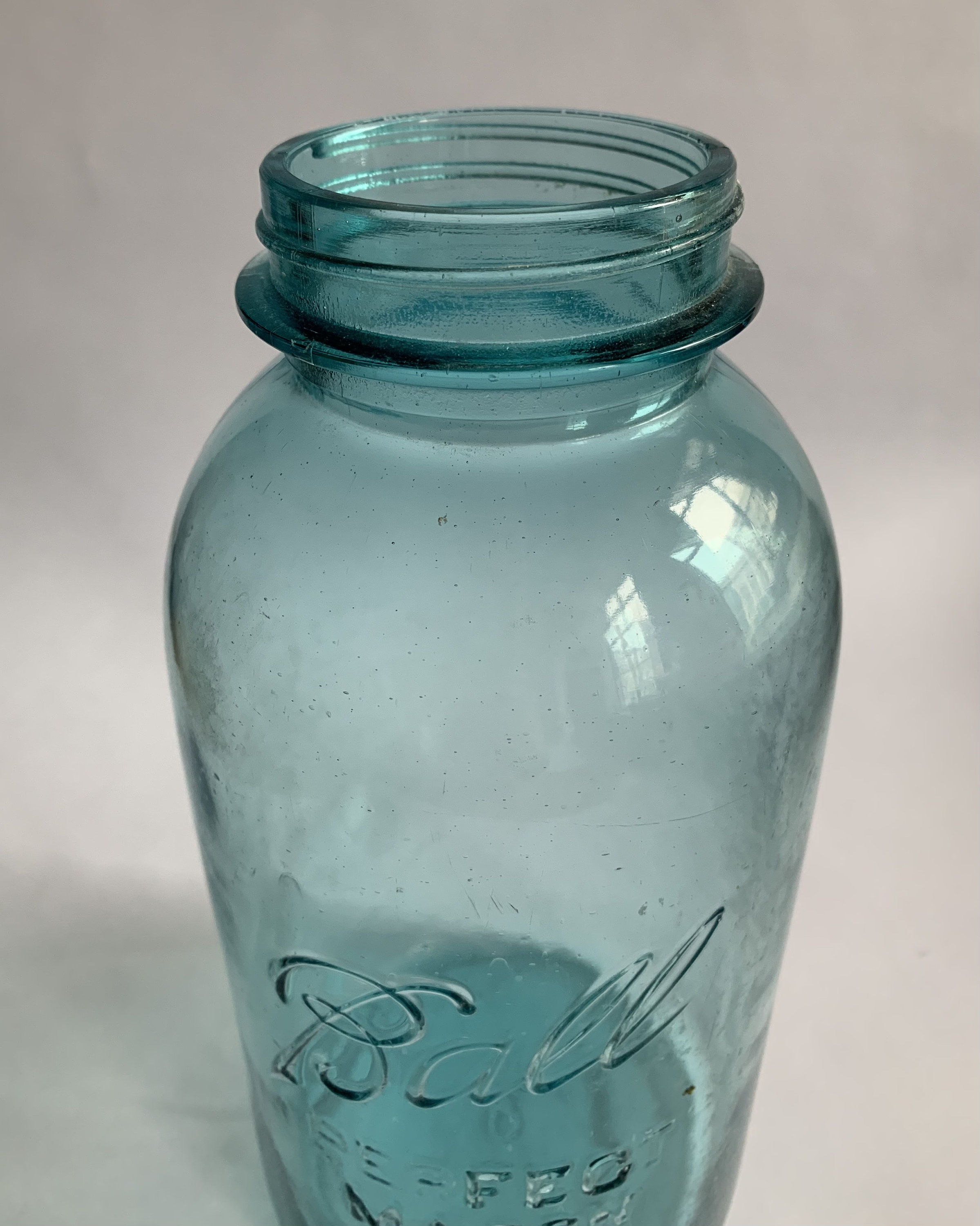 Large Ball Perfect Mason Half Gallon Mason Jar Zinc Lid 1920s Etsy