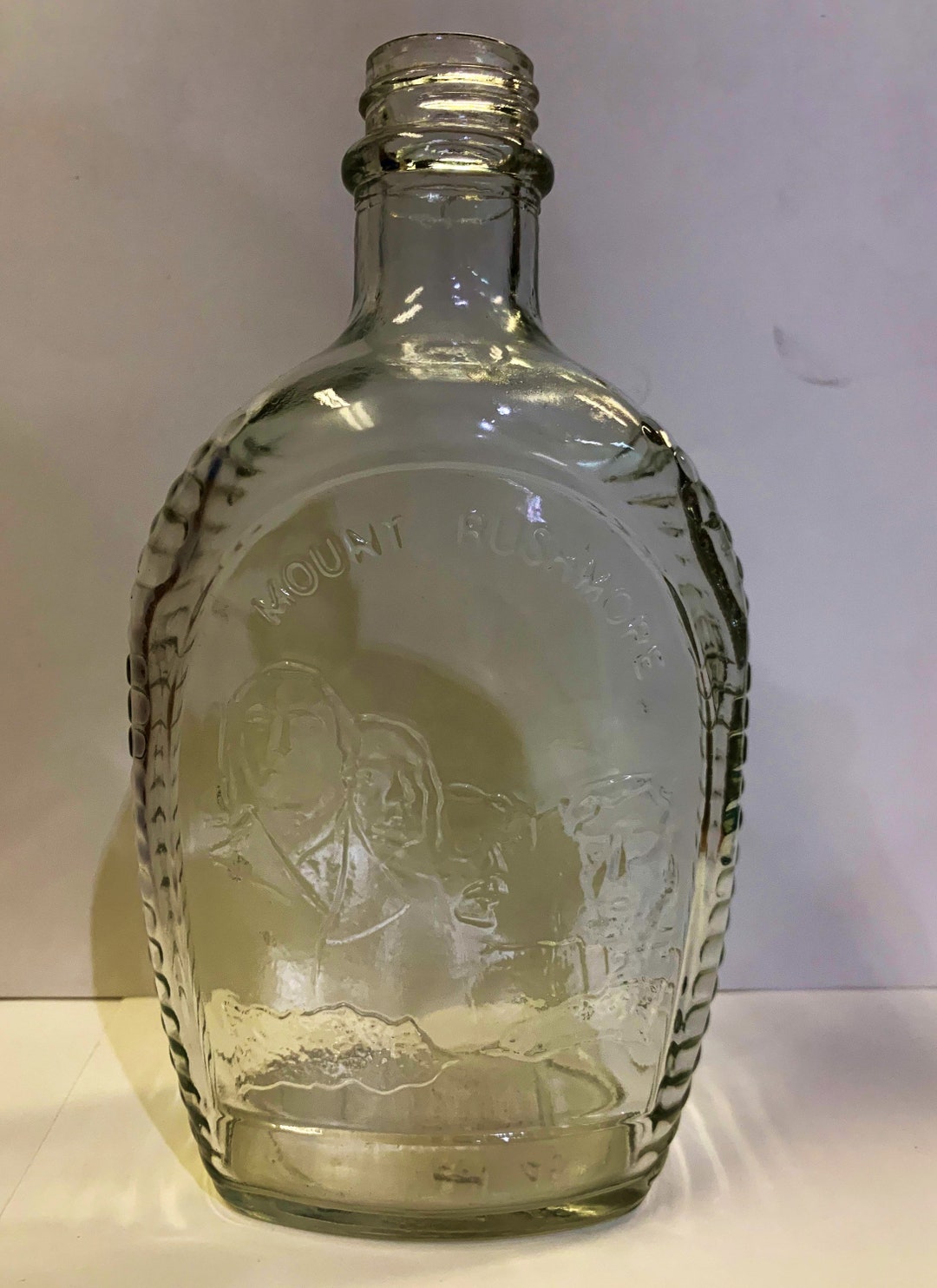 1776 1976 Log Cabin Maple Syrup Mount Rushmore Bicentennial Bottle Etsy