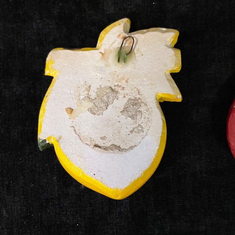 Retro Plaster Fruit Wall Hangings Sold Separately Smaller Etsy