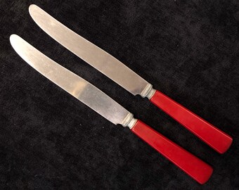Bakelite Flatware Knives - Vintage