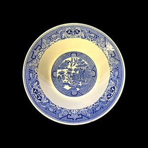 Blue Willow Ware Royal China  9&quot; Serving Bowl - Blue Willow Vegetable Bowl - Vintage Royal China England