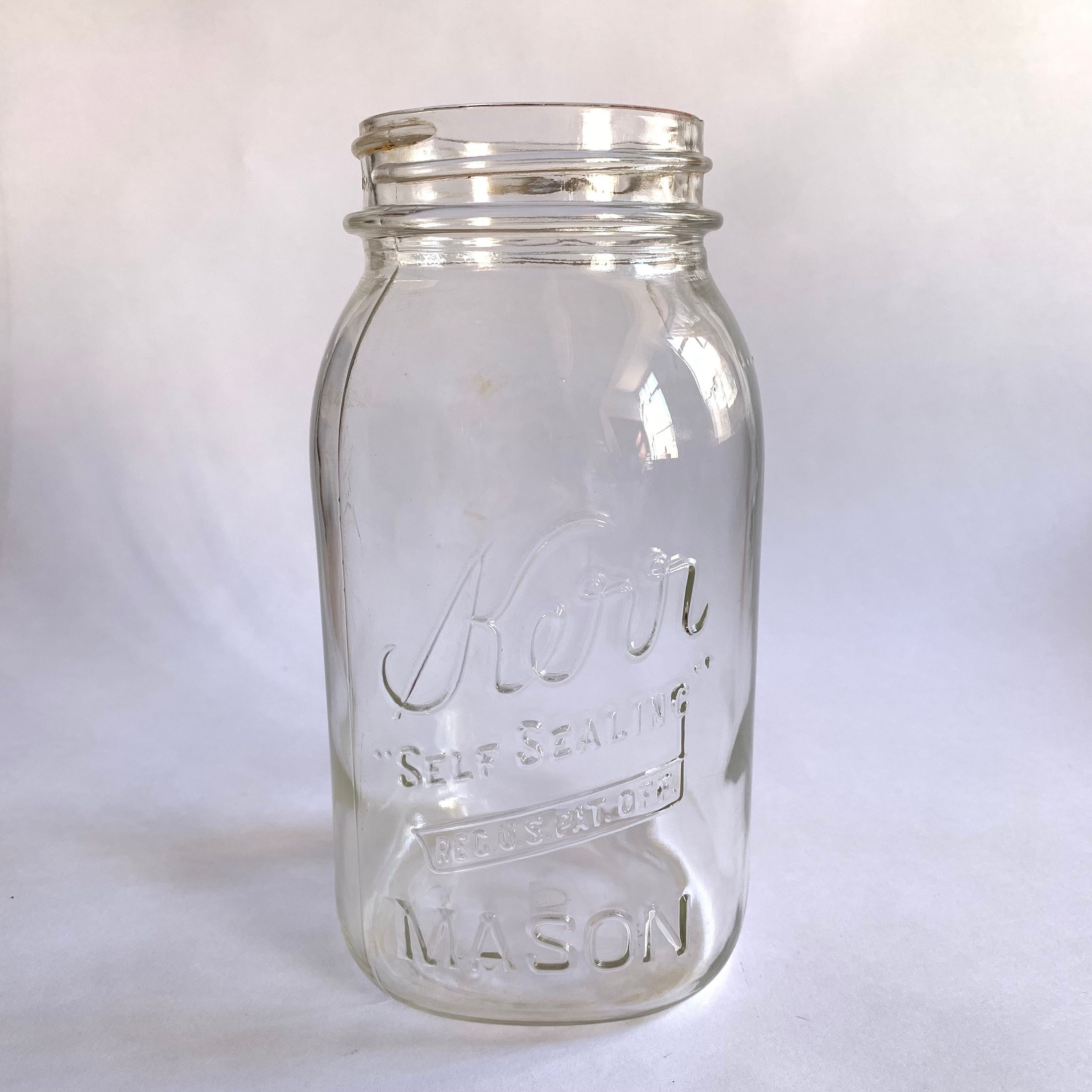 Kerr 'Self Sealing' Square Body Regular Mouth Pint - BULK - Mason Jar  Merchant