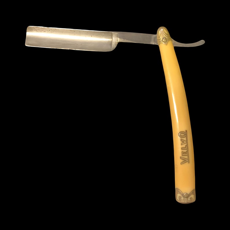 Celluloid Velvo Straight Razor - S.R. Droescher Solingen Germany ...