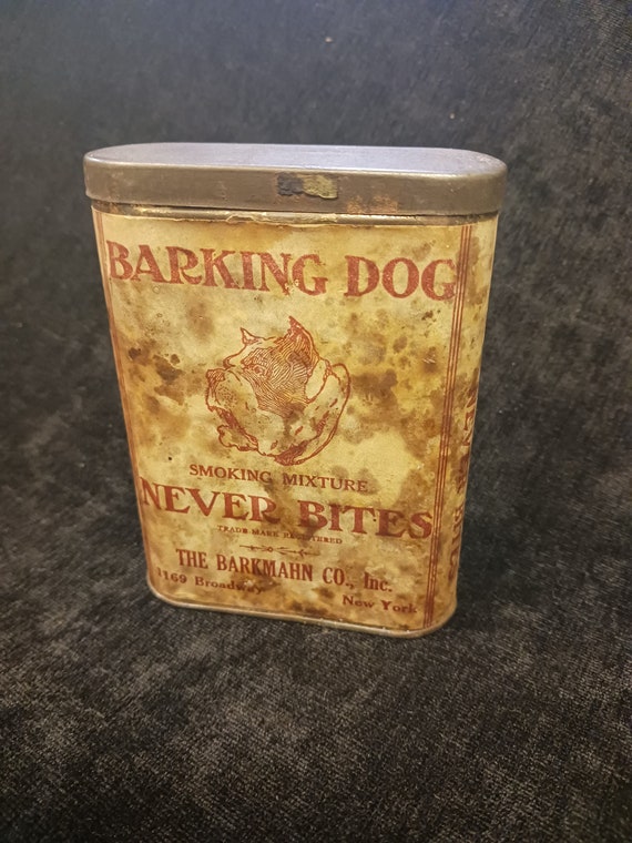 barking dog tobacco MATCH Rare WWII Era "Barking Dog"