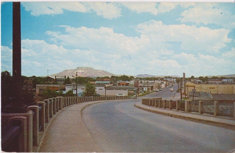 Downtown Tucumcari Tucumcari New Mexico Vintage Postcard Etsy