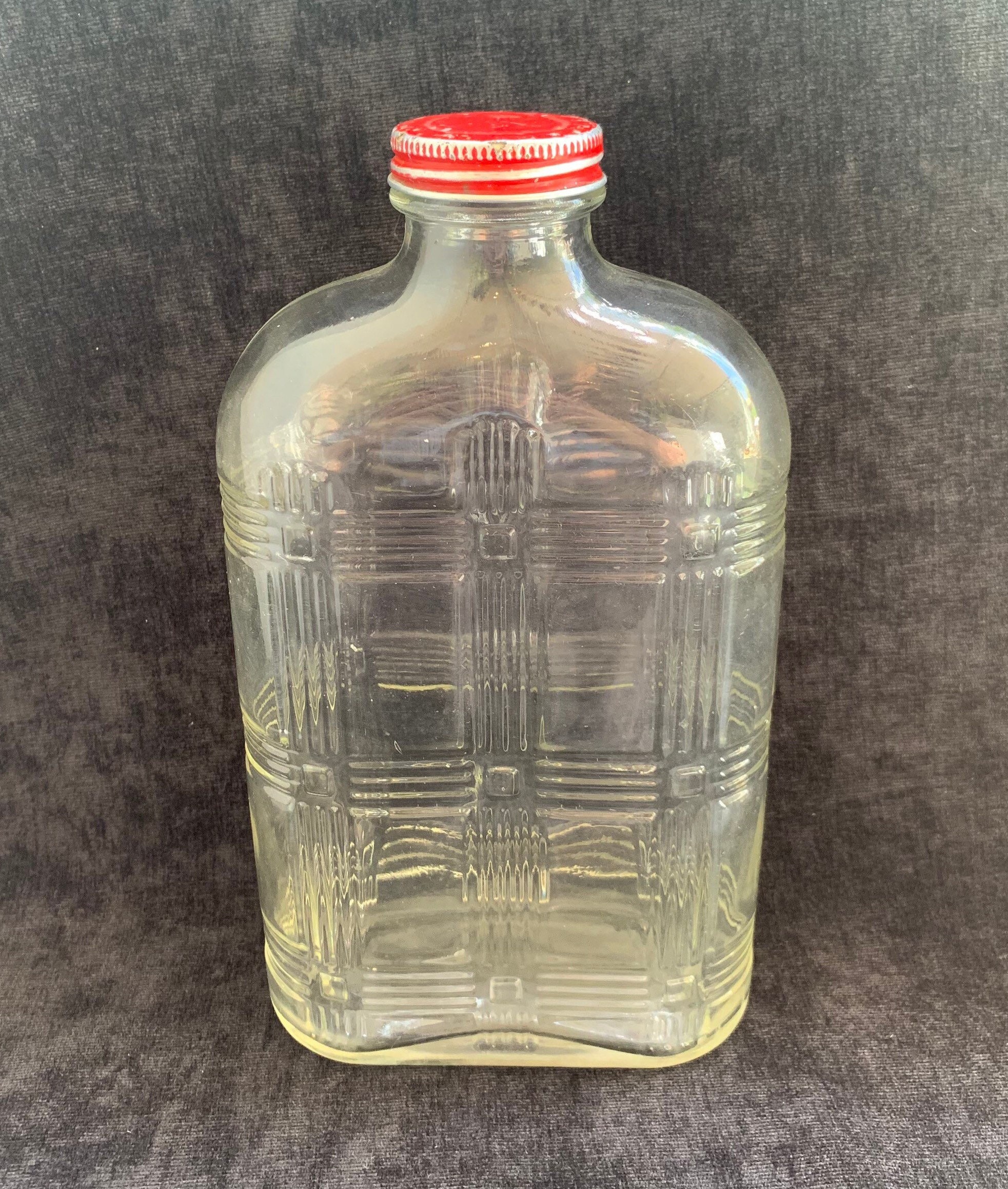 Vintage Hazel Atlas Baby Bottles - Clear Glass w/Embossed Bunnies or T –  Bixley Shop