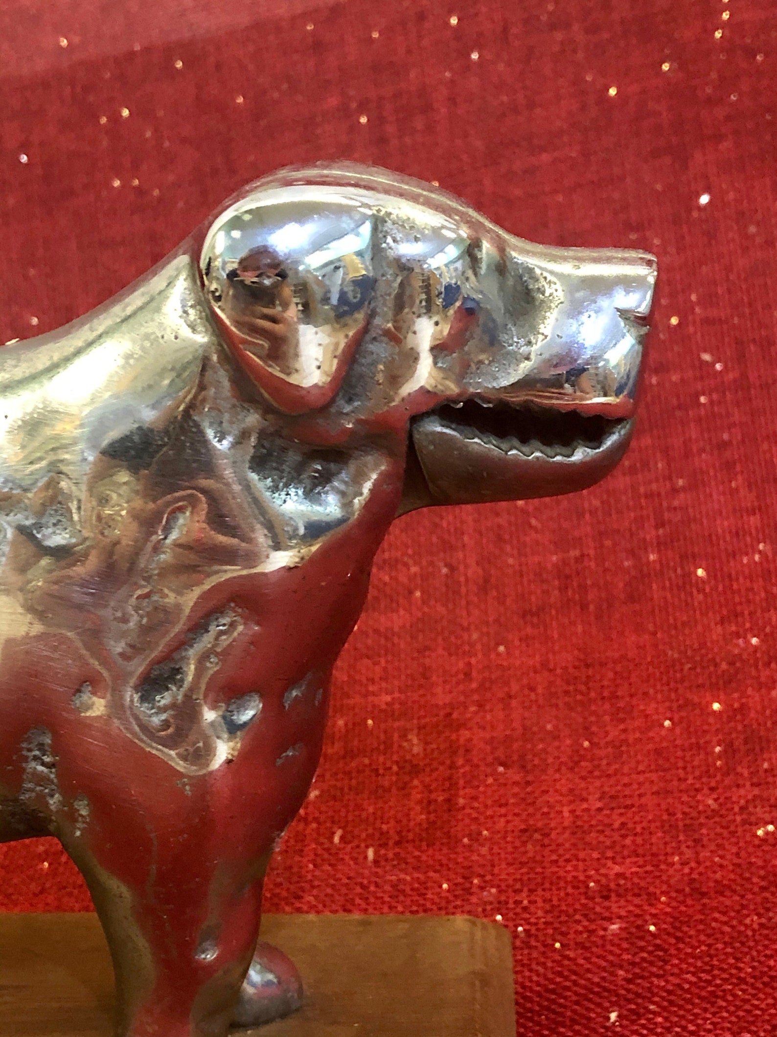 Cast Iron Dog Nut Cracker St. Bernard Vintage Etsy