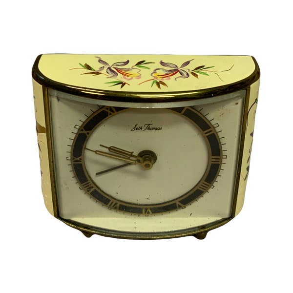 Small Seth Thomas Pert Alarm Clock - Vintage Seth Thomas Alarm Clock with Original Box