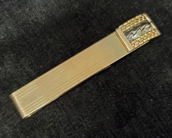 Beautiful 12 K G.F. Karat Tie Clip - image 1