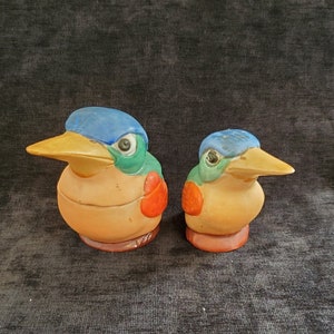 German Porcelain Mustard Dish and Pepper Shaker, Vintage, Made in Germany