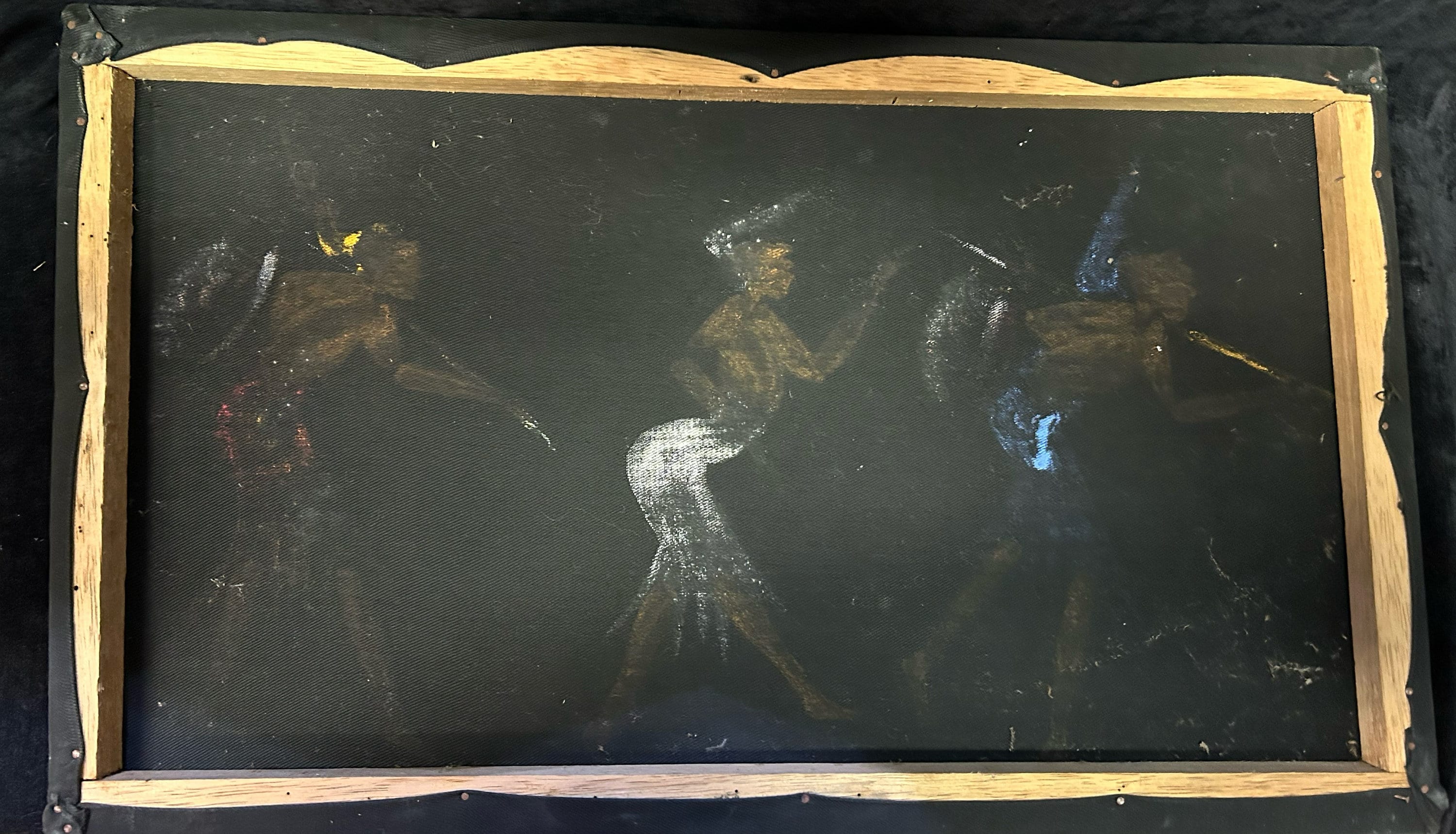 絵画　アート　美術作品　アフリカの女性 アフリカ絵画 / アフリカ人女性 / 描かれた女 / 絵画 / 油絵 / 原画